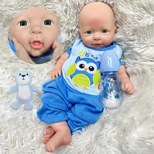 19 Inch Reborn Babies Doll Realistic Bebe Reborn Realista Soft Silicone  Vinyl Toys For Girls Baby Toys For Child Birthday Gift