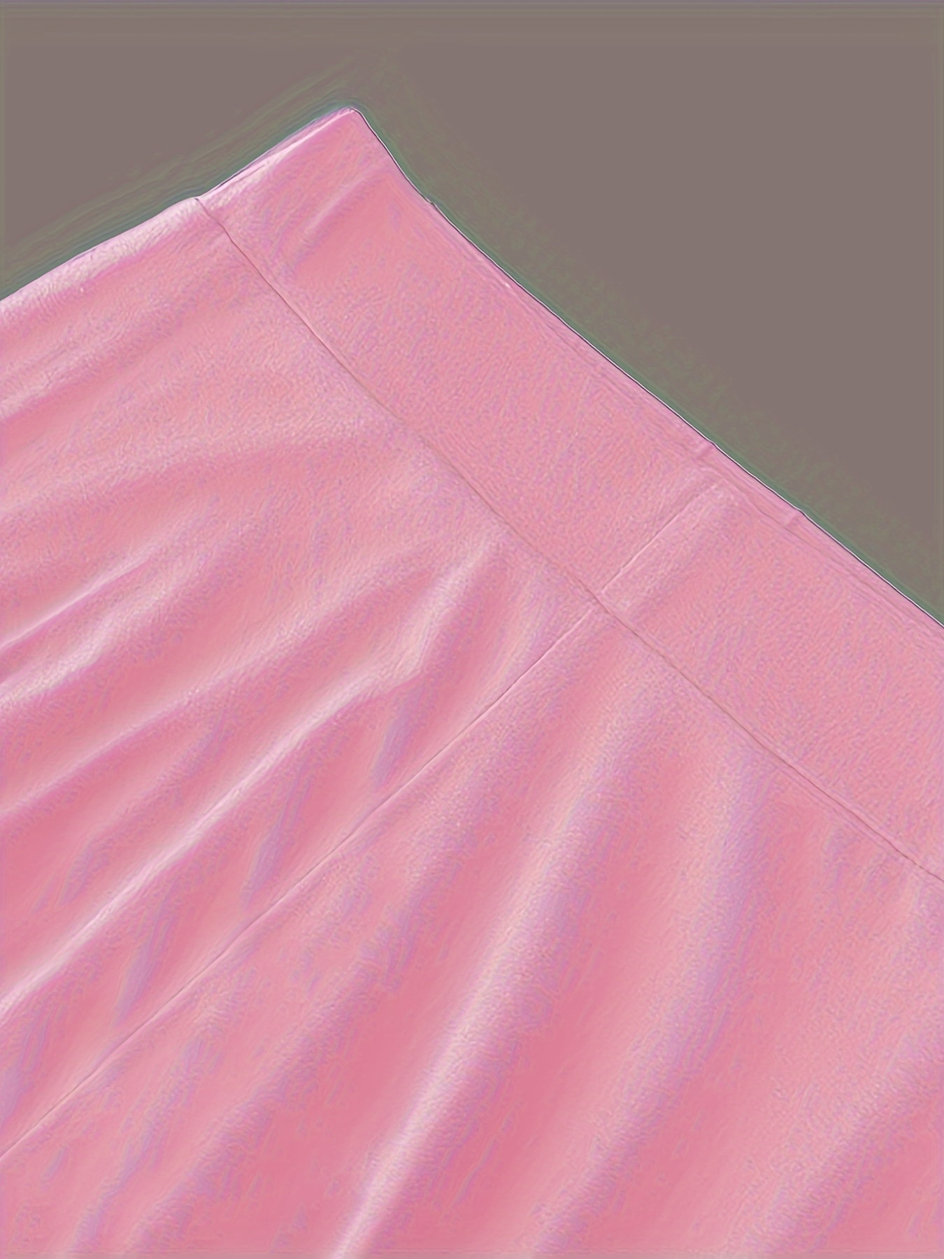 Plus Pink Pleated Midi Skirt