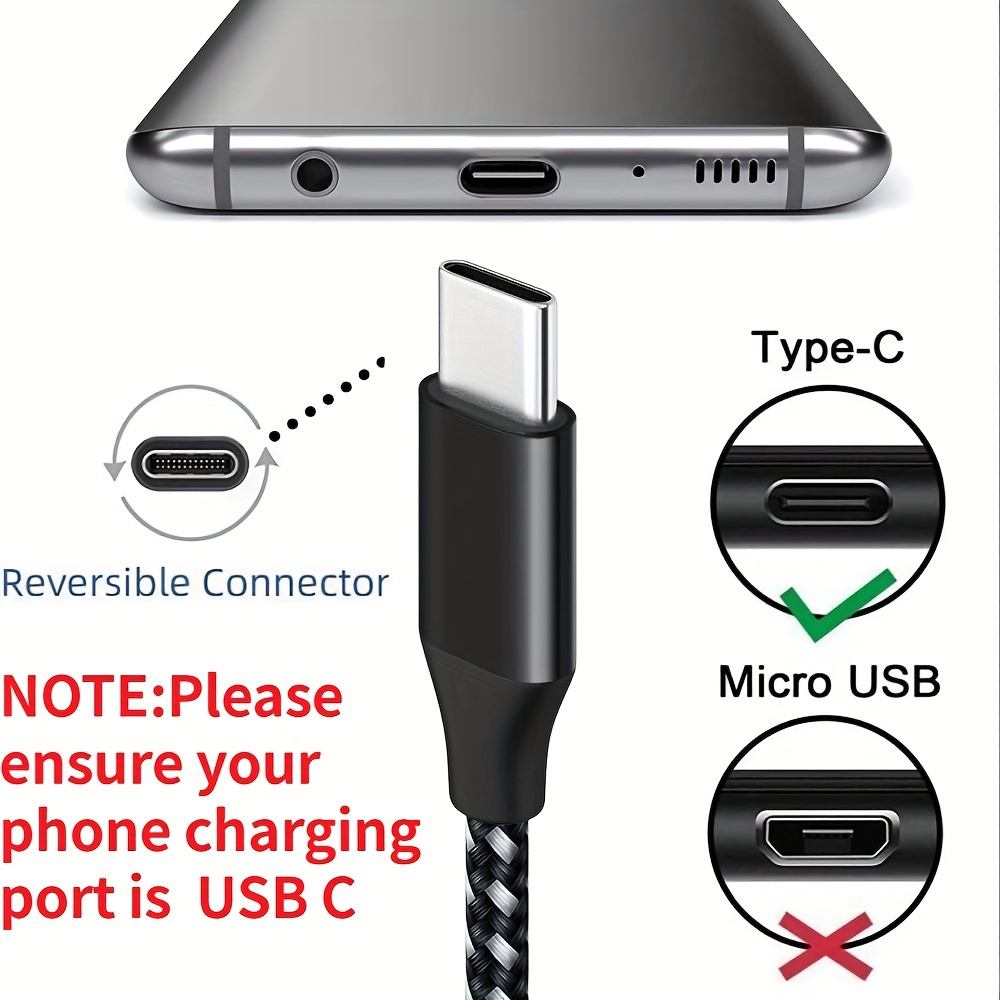 Câble USB Samsung Galaxy A30 smartphone - USB Type-C Blanc - France Chargeur
