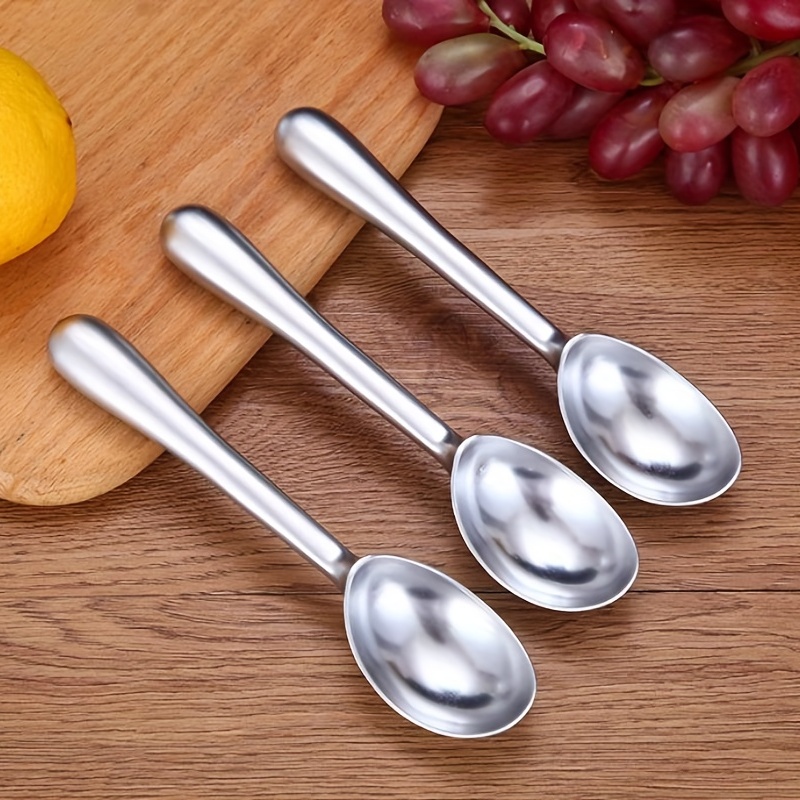 Stainless Steel Ice Cream Scoop With Non stick Surface - Temu