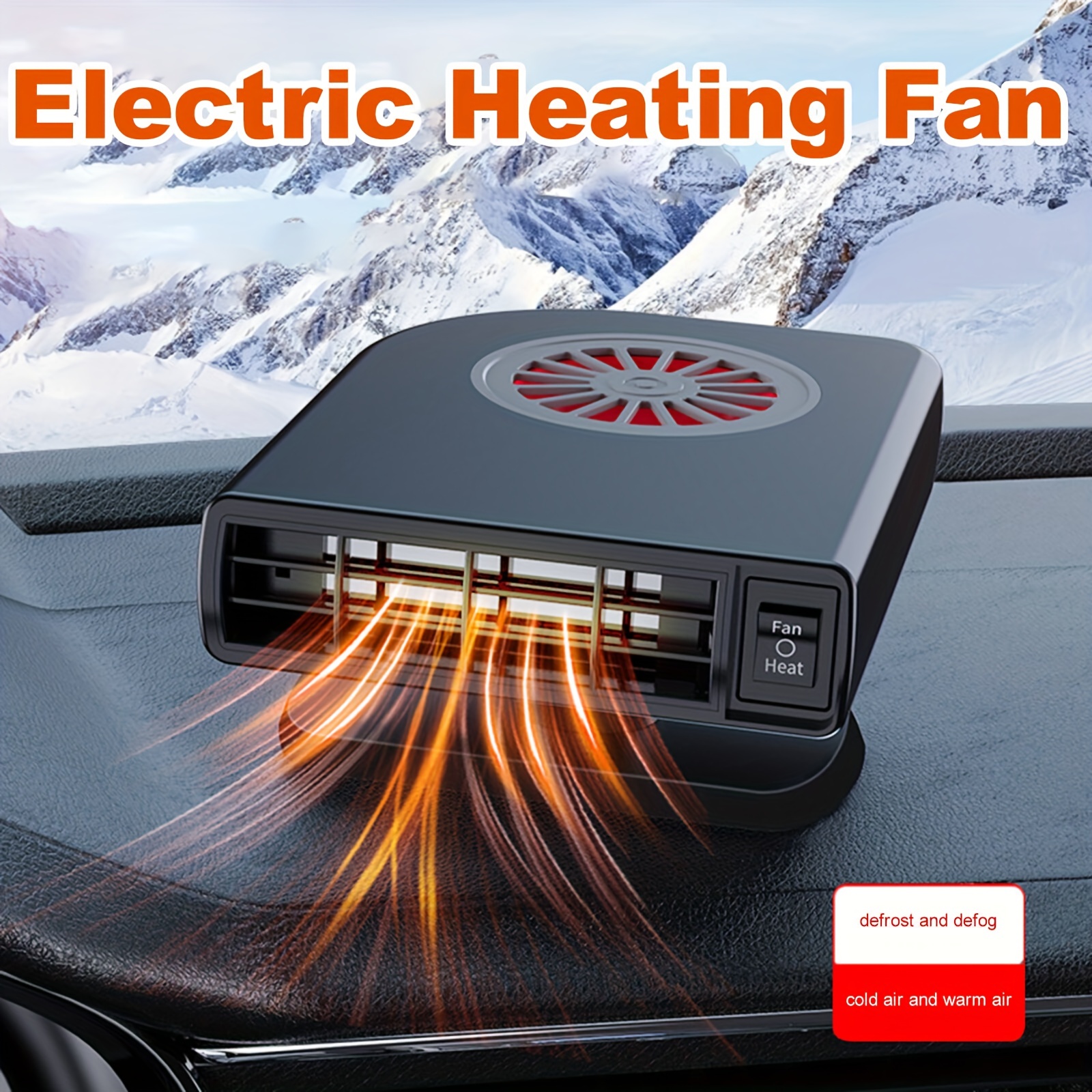  150W Portable Car Heater 2 in 1 Thermal Heating