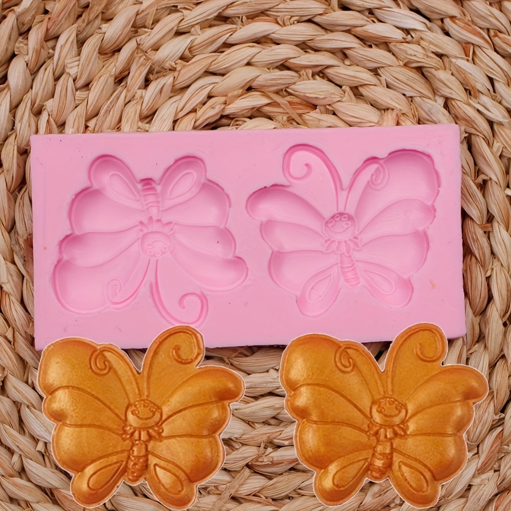 1pc Butterfly Silicone Mold Chocolate Fondant Mold Wedding Cake Decorating  Tool Cupcake Top Mold Polymer Clay Candy Mold