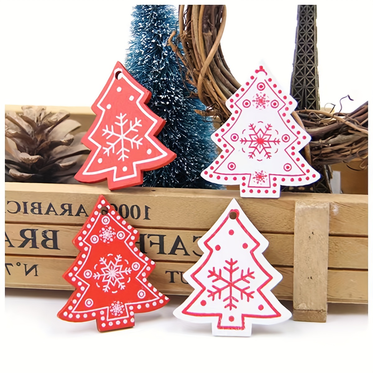 Christmas Wooden Ornaments Room Decor Christmas Gifts - Temu