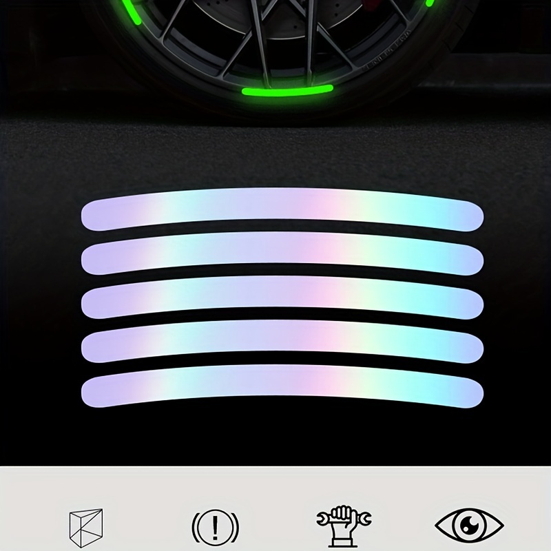 Kaufe Fluoreszierende Auto-Reflexstreifen-Warnaufkleber für Dacia