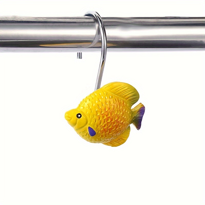 Shower Curtain Hook Fish Design Waterproof Rust proof Metal - Temu