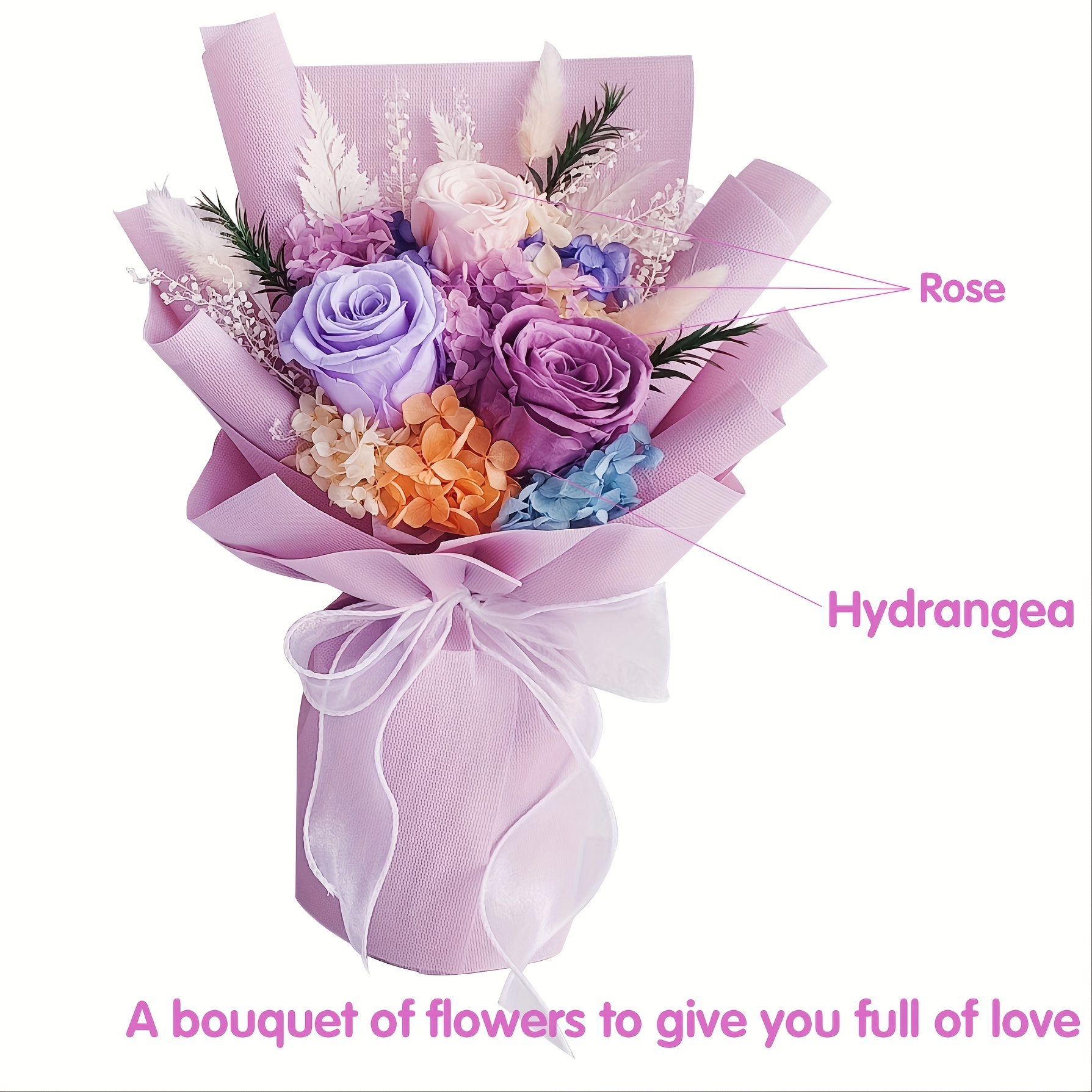 Premium Mixed Packaging Randomly Sent Dry Flowers Eternal - Temu