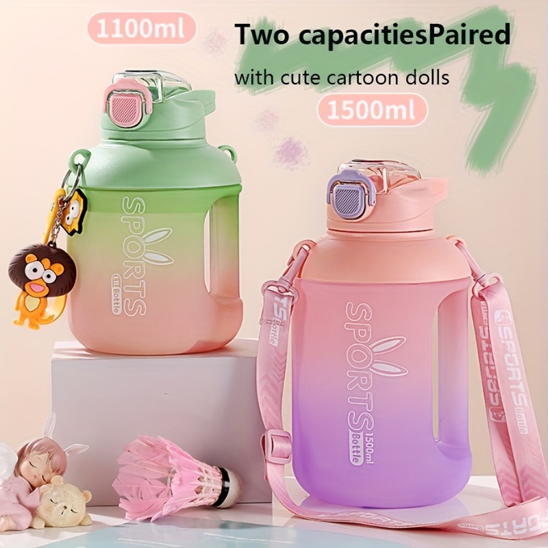 Kawaii Cute Pink Water Bottle For Kids And Adults