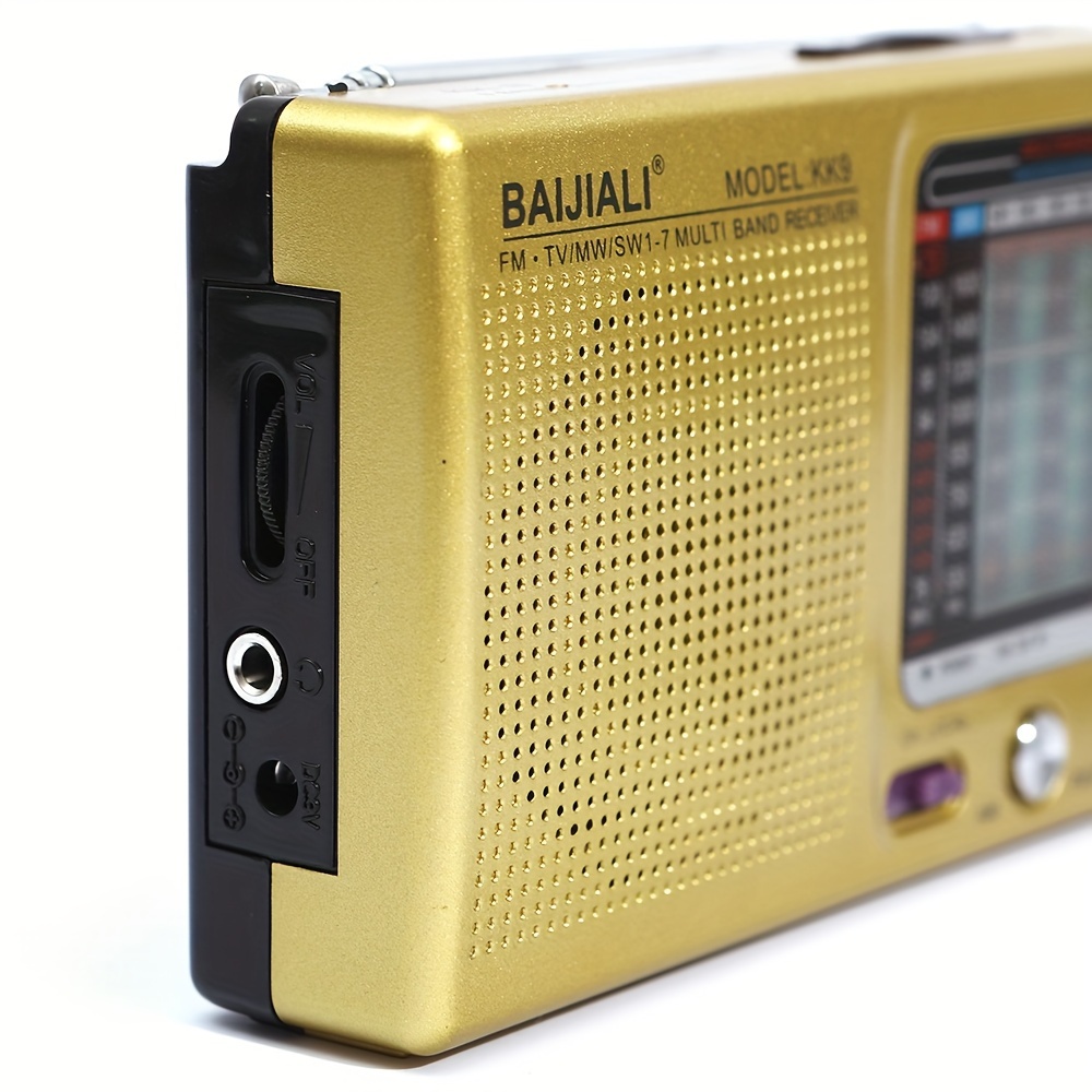 Radio Portátil Am Fm Radio Transistores Altavoz Conector - Temu