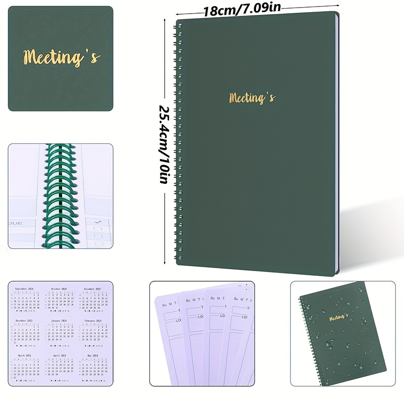 Meeting Notebook Work Action Items Project Planner Notebook - Temu