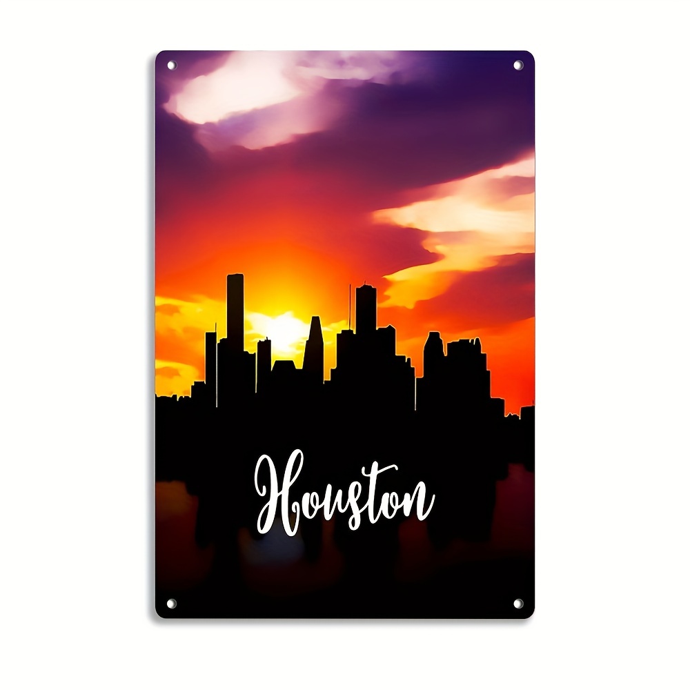 Houston Skyline - Tequila Sunrise