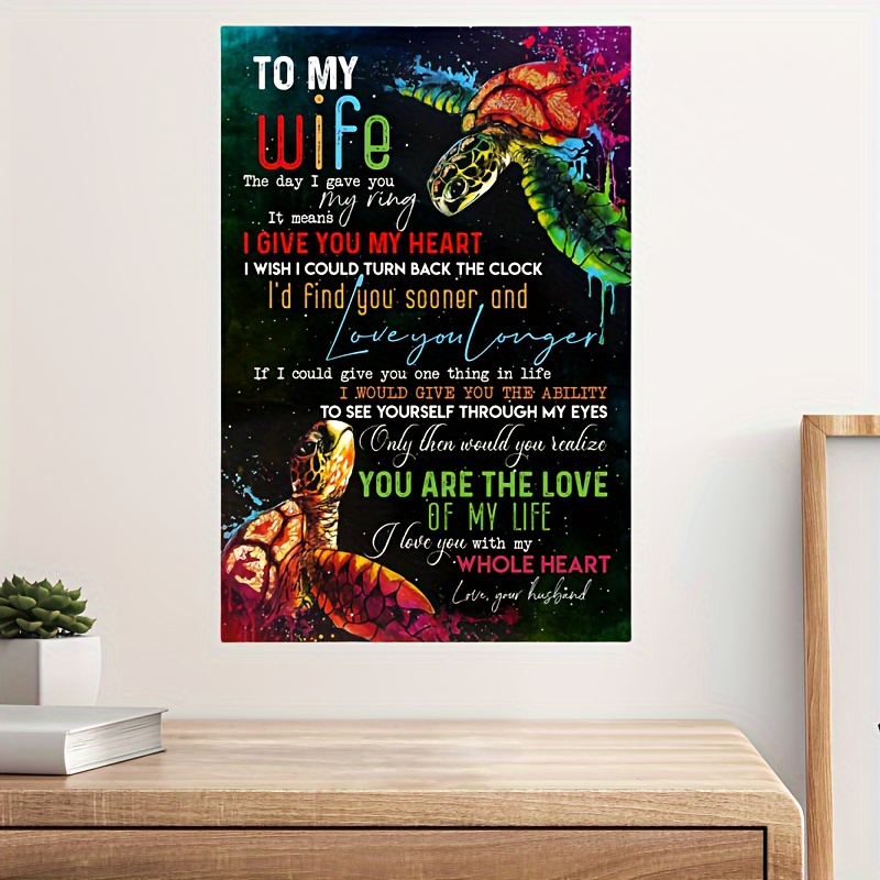 To My Husband Canvas Poster | To My Husband The Day I Met You Canvas