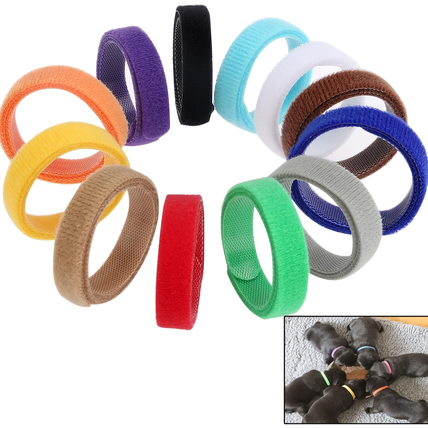 Whelping id outlet bands