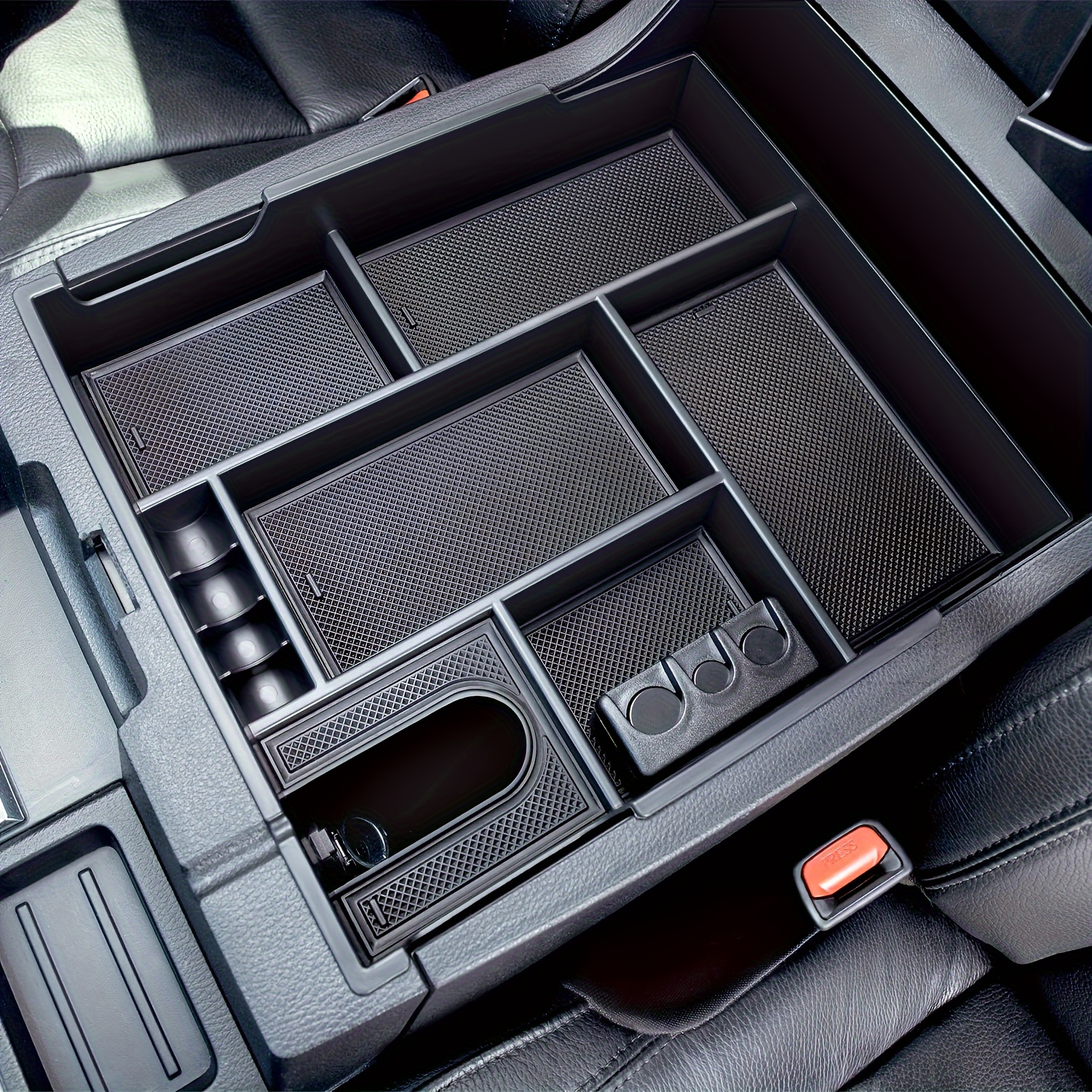 Kaufe Auto Armlehne Aufbewahrungsbox Tablett für Volkswagen VW