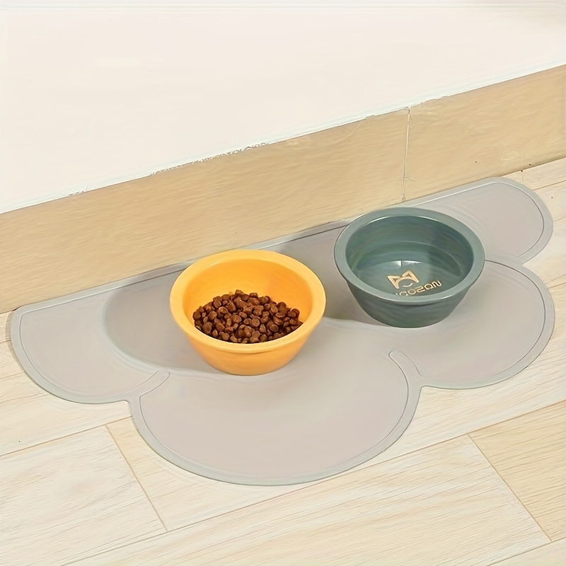 

1pc Cloud Shaped Pet Placemat, Waterproof Easy Cleaning Cat Feeding Mat Pet Cat Bowl Mat To Prevent Overflowing