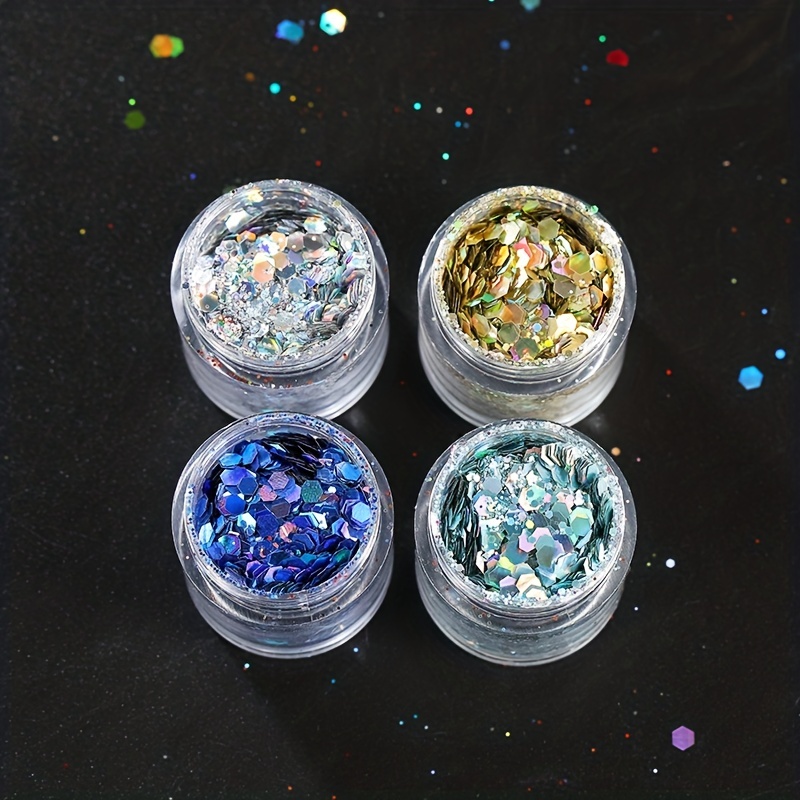 Mixed Chunky Glitter For Face And Body - Long Lasting