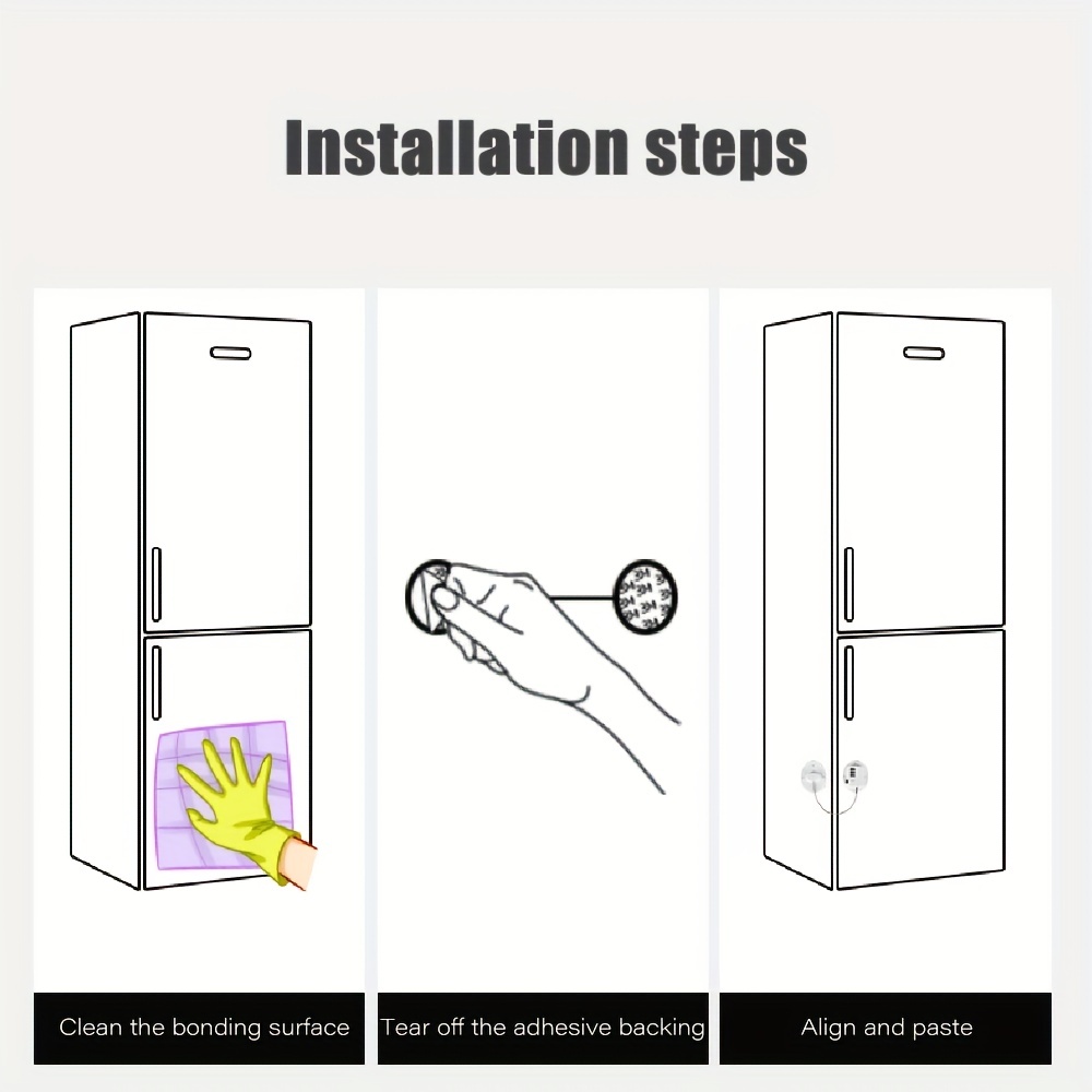 Cabinet Lock Refrigerator Lock Fridge Locks Refrigerator - Temu