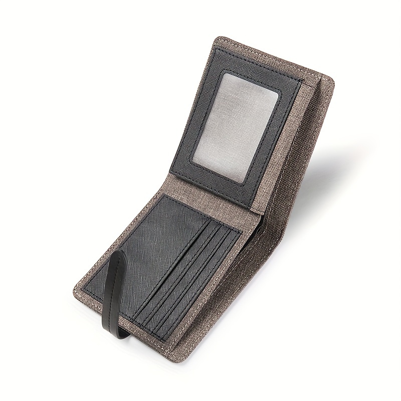 Geometric Pattern Pu Portable Ultra-Thin Minimalist 6-Card Holder