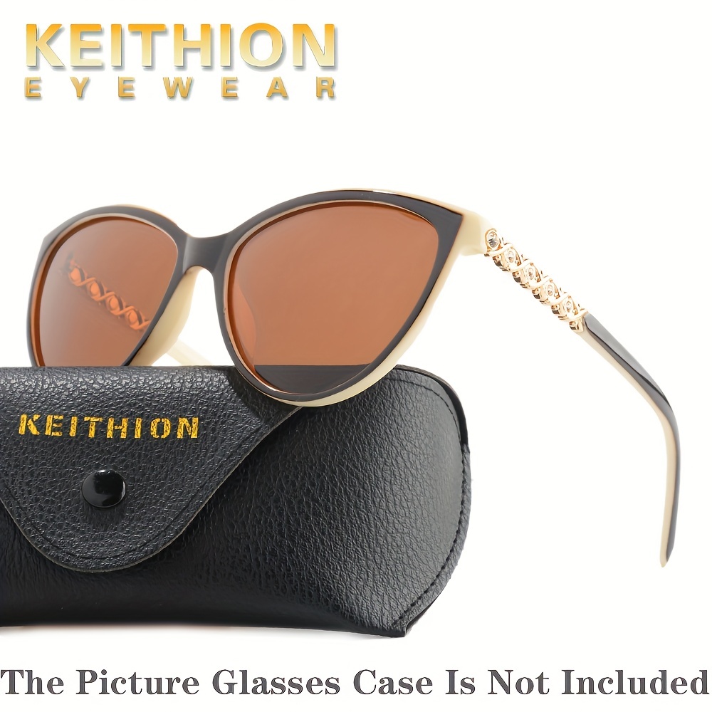 Keithion Rhinestone Cat Eye Polarized Sunglasses For Women Ladies Brand  Trending Sun Glasses Uv400 - Temu Philippines