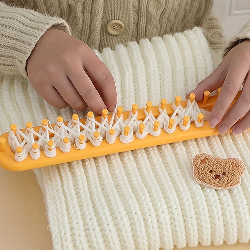 48 Needles Knitting Machine - Weaving Loom Kit for Adult Kids, DIY Hat Maker  Cro