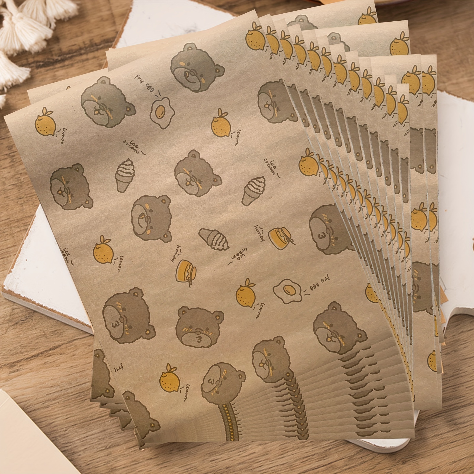 Deli Paper Sandwich Wrap Wax Paper Parchment Paper Sheets - Temu
