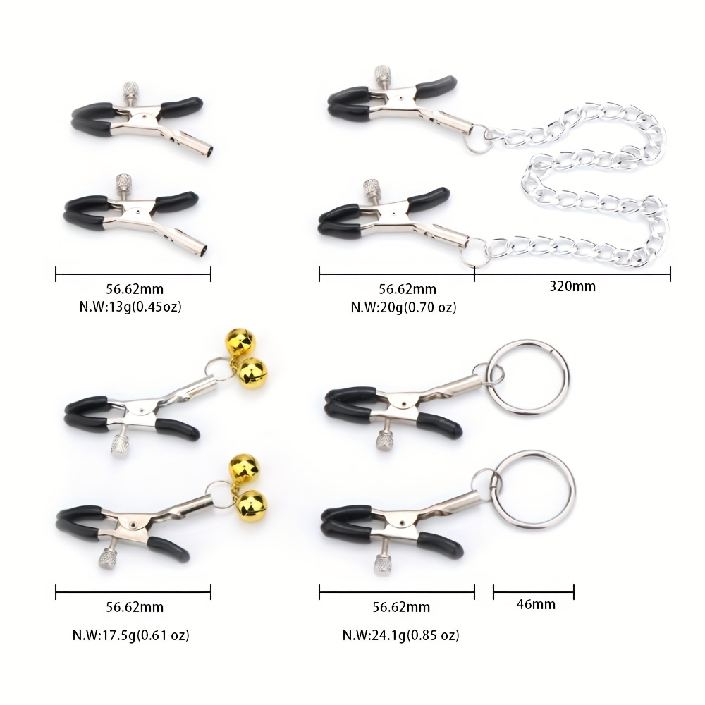 Clover Clip Nipple Clamps, Not Piercing Breast Clamp Nipple Circle Clamps  Vaginal Clips, Sm Flirting Toys For Men Women - Temu