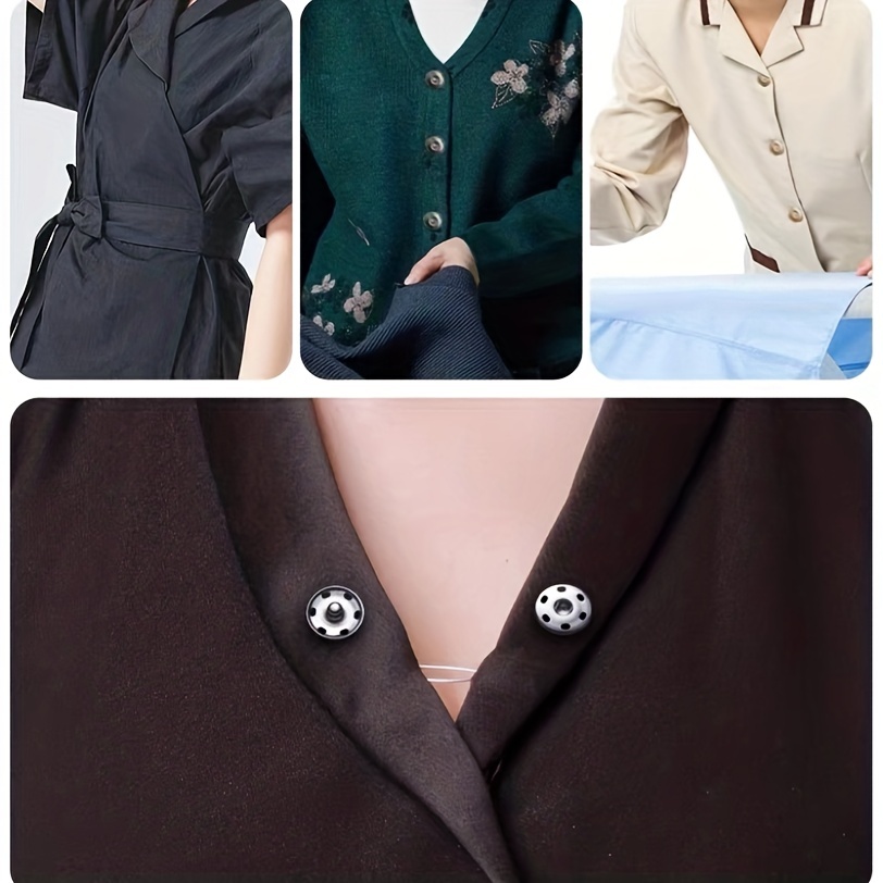 Coat Buttons Suit Tops Woolen Windbreaker Jackets Button - Temu