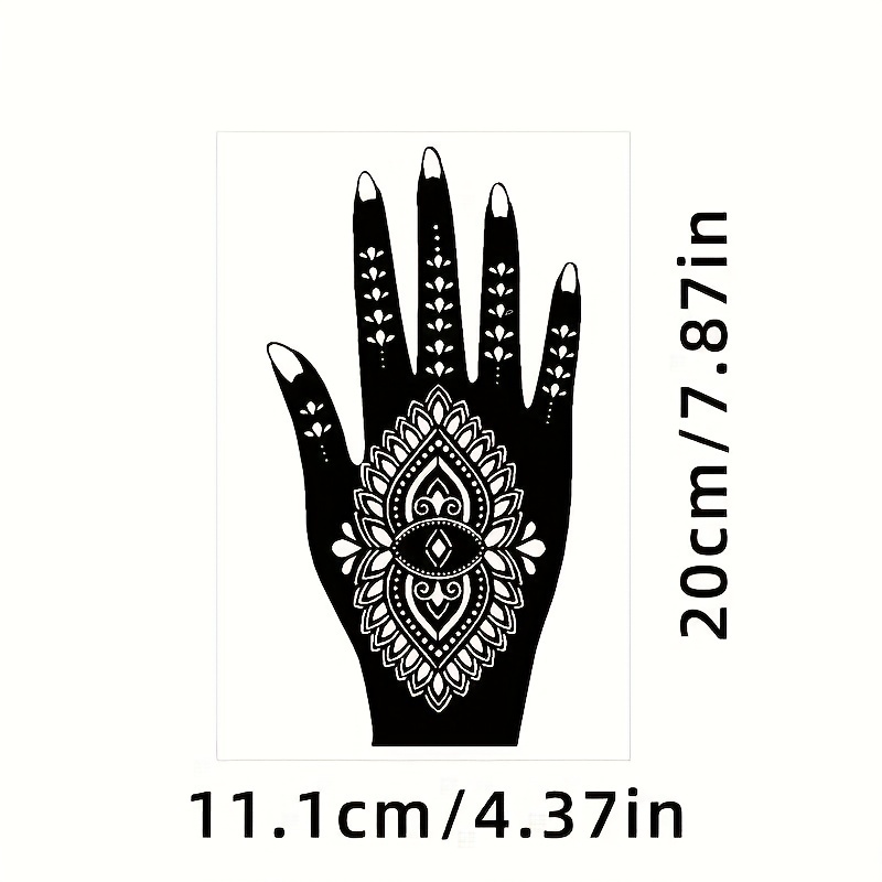 Reuseable Unique Stencil Designs Airbrush Tattoo Template Set Booklet  (book-01)