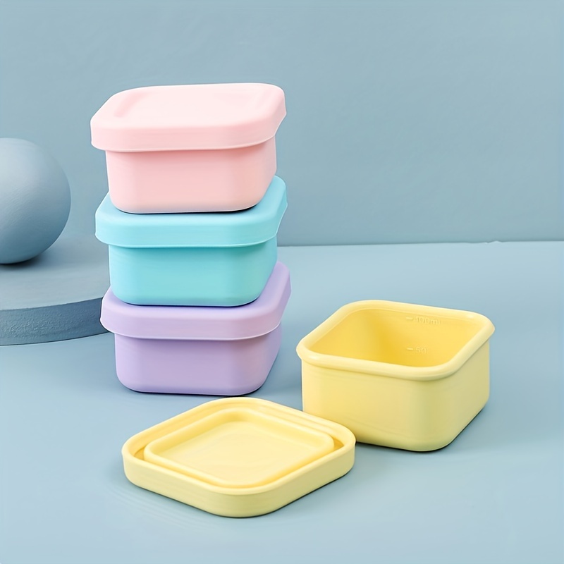 Colorful Condiment Containers Bento Boxes Portable Leak - Temu