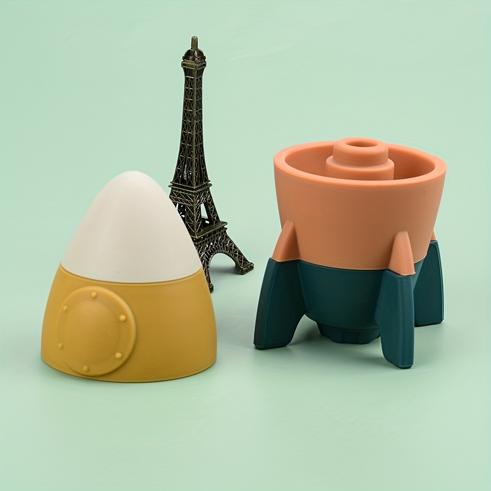 Silicone Rocket Stacking Toy for Babies