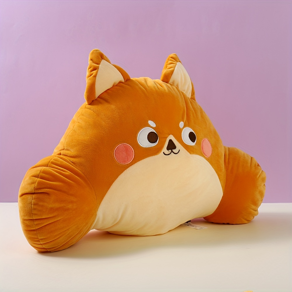 Kawaii One-piece Plush Cushion for Chair Office Seat Back Cushion