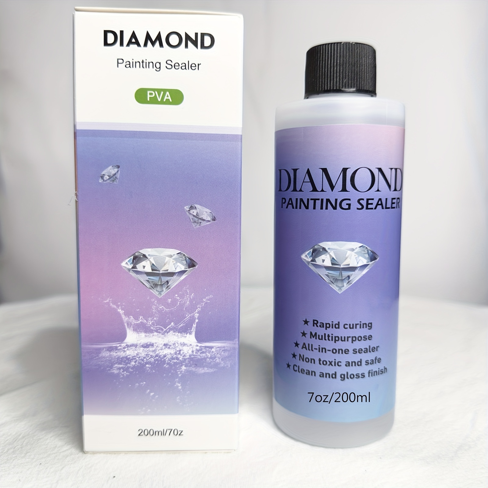 Sellador Pintura Diamantes 200ml Sellador Arte Pintura - Temu