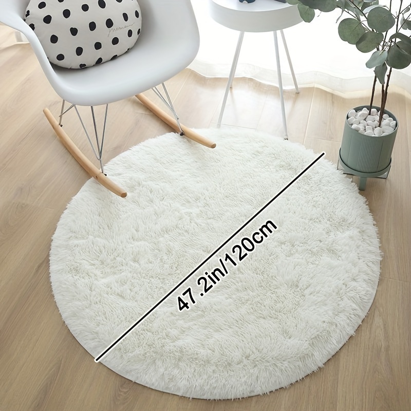  Soft Shag Round Area Rug Horror Night Moon with Black Witch  Fluffy Circle Floor Carpet Rugs Spook Trees with Castle Shaggy Plush  Circular Mat for Bedroom/Living Room/Nursery 3feet : Home 