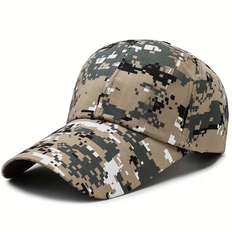 Polyester Knitting Sports Baseball Cap Camouflage Sun Hat Climbing