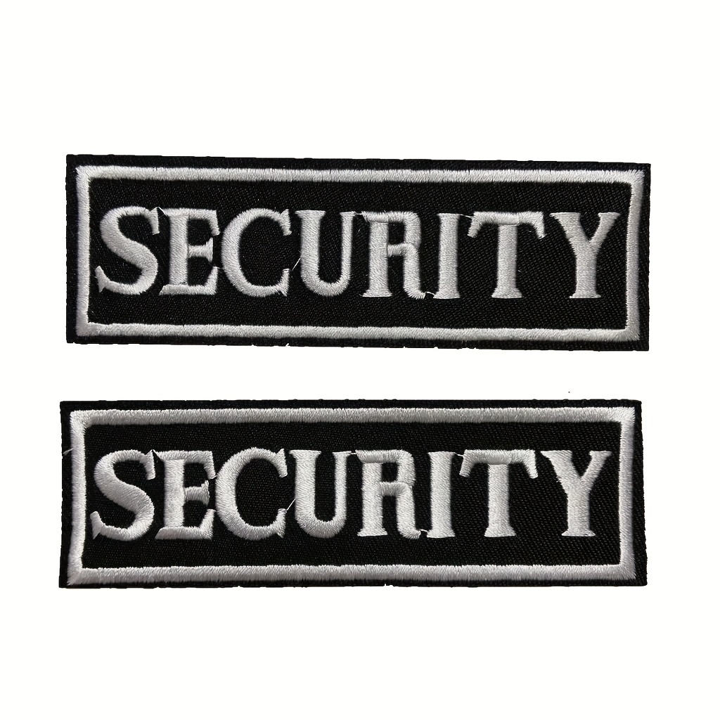 Schwarze Unterseite Stickerei Wort Sicherheit Kleidung - Temu Germany