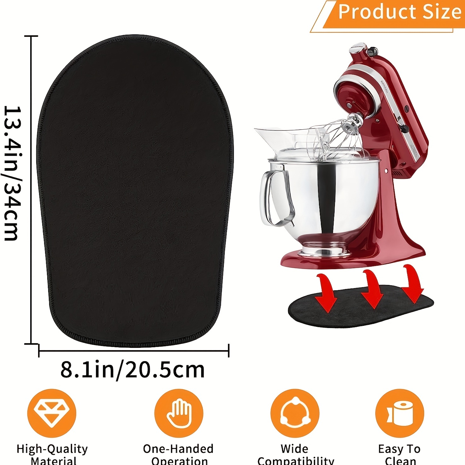Kitchenaid Stand Mixer Slider Mat - Easy Appliance Mover And Sliding Pad  For Tilt-head Mixers - Protects Countertops And Floors - Temu United Arab  Emirates