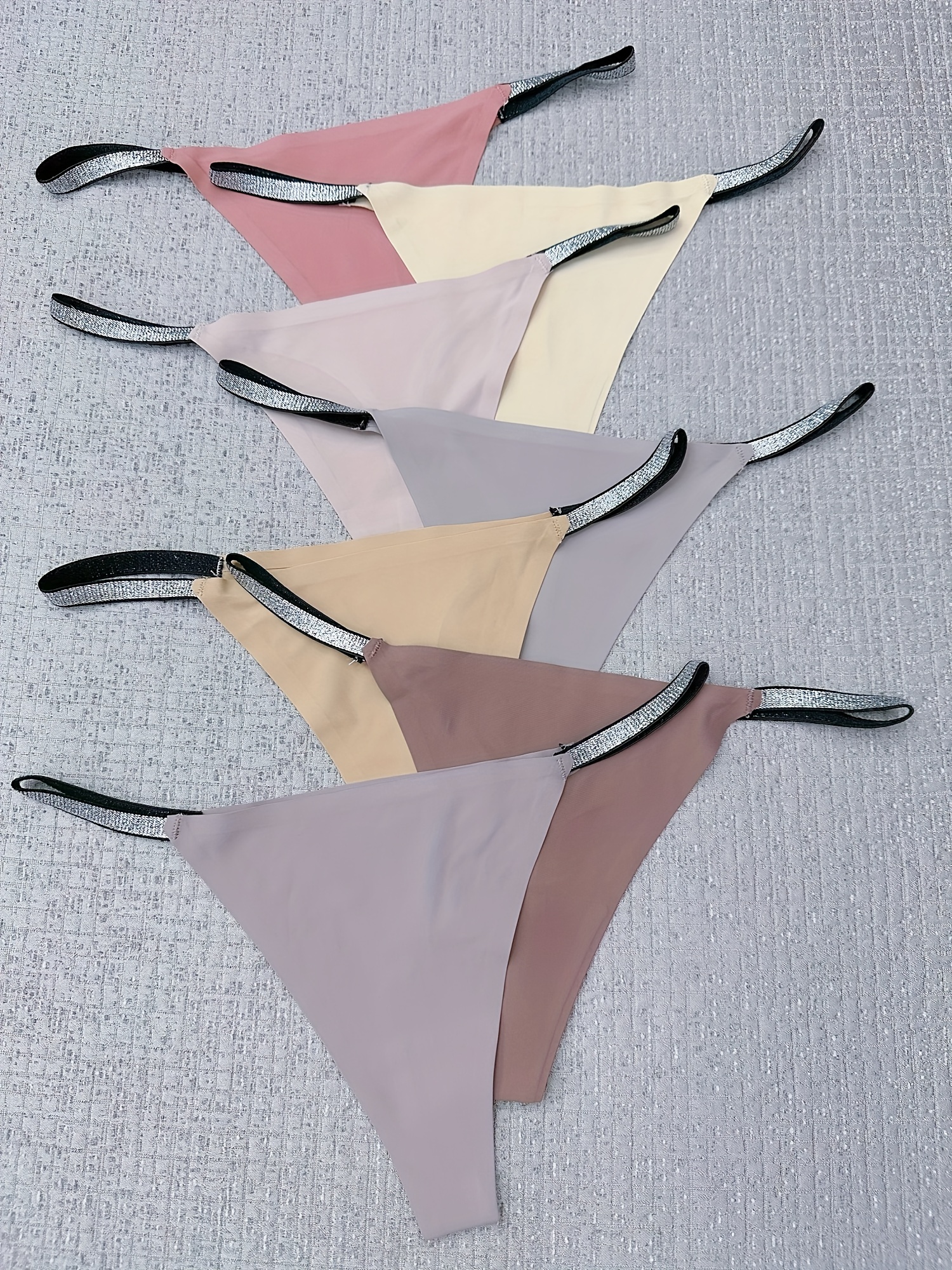 7 Pcs Seamless Panties - Temu