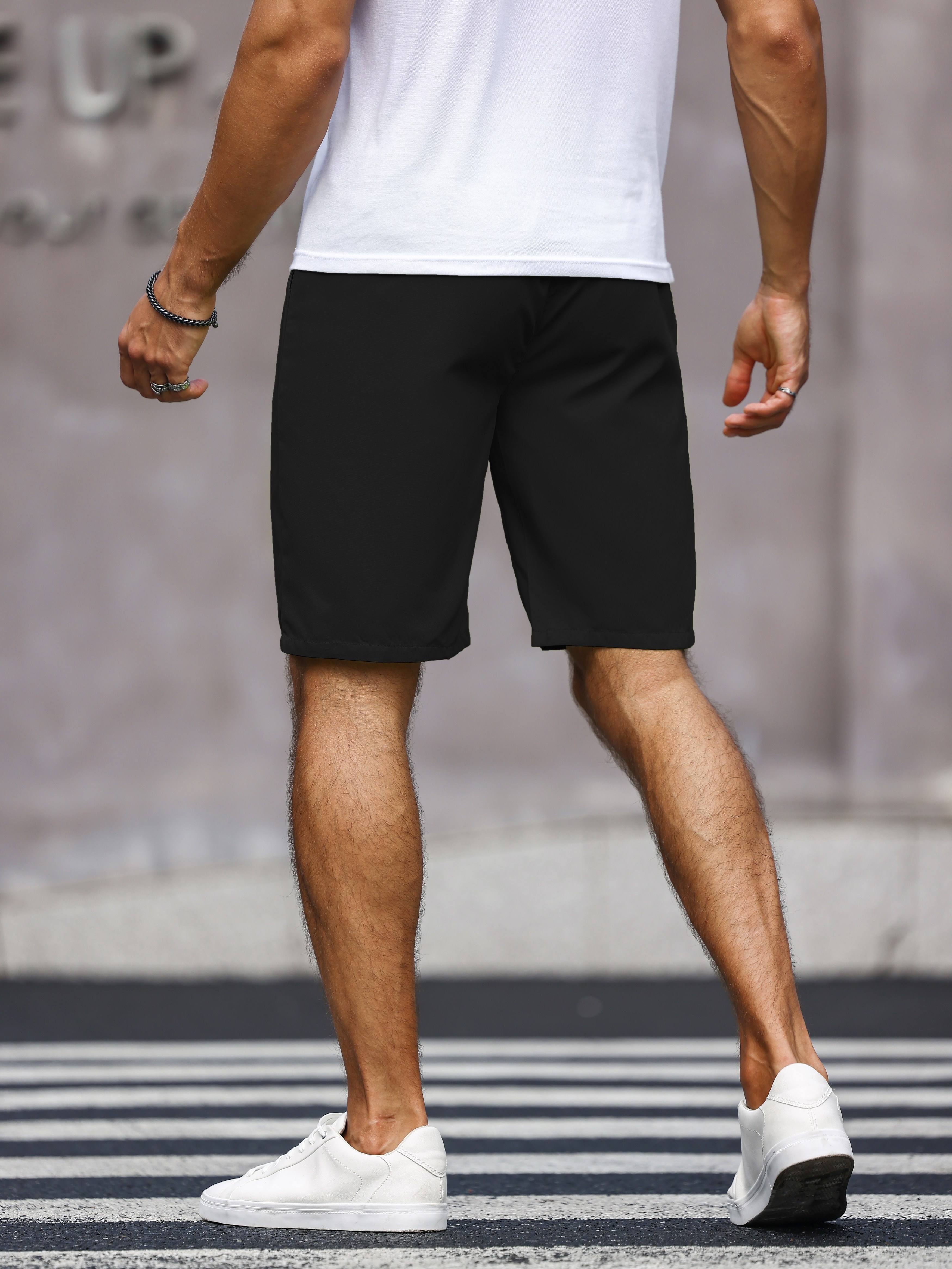 Pantalones cortos de punto para hombre, Moda Casual & Pantalones cortos  cómodos