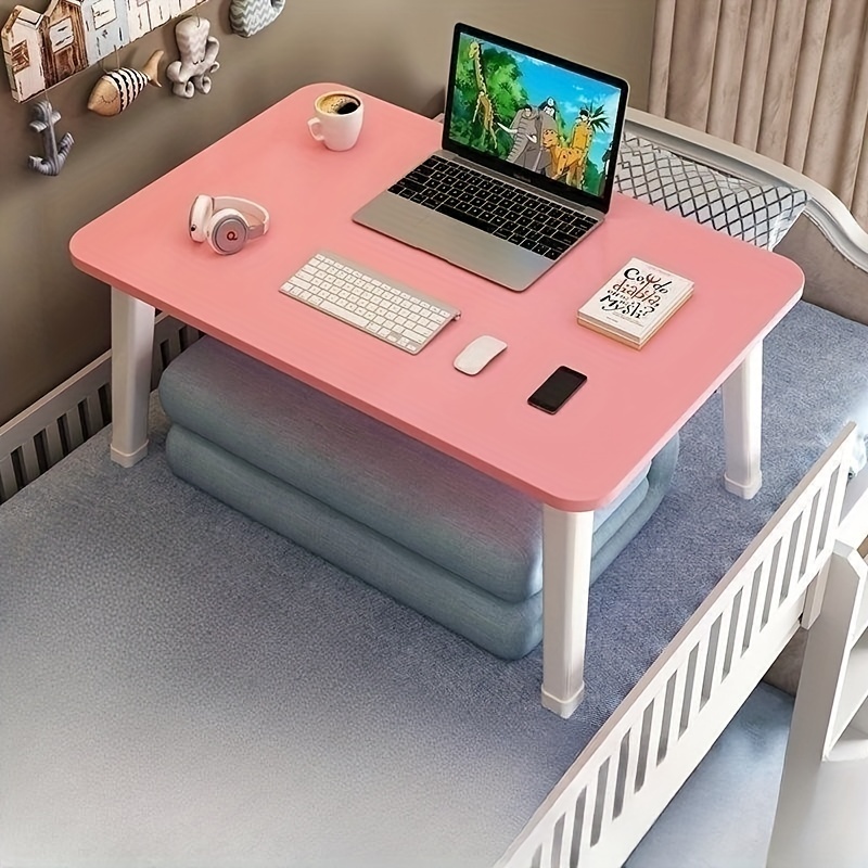 Wooden Foldable Study Table For Dorms And Home Portable And - Temu