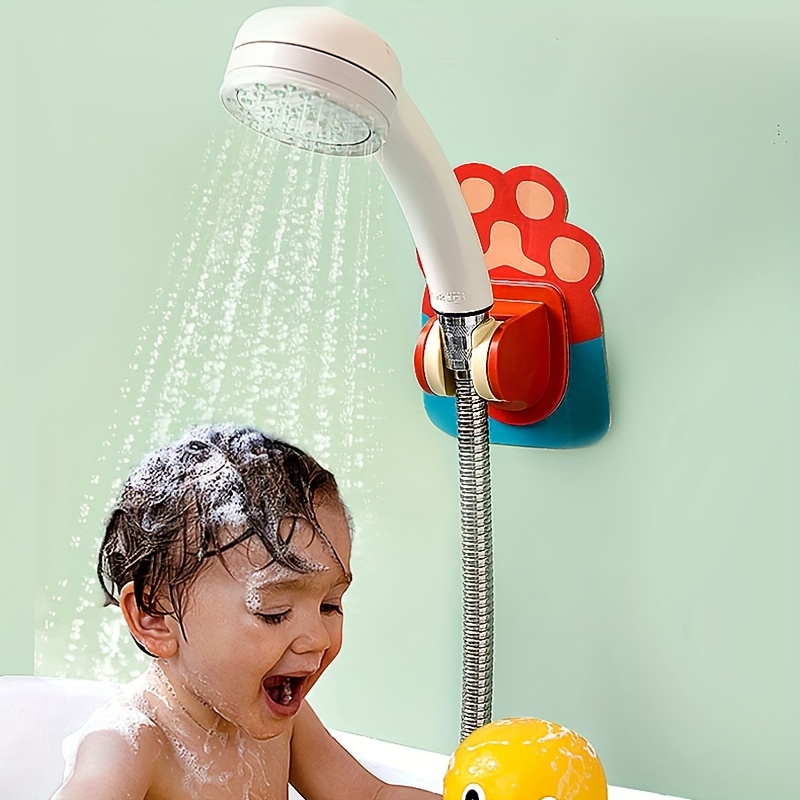 Self Adhesive Shower Head Holder Wall Punch Free Bracket Bathroom  Accessories