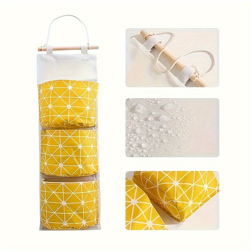 Wall Hanging Storage Bag Over The Door Organizer Waterproof - Temu