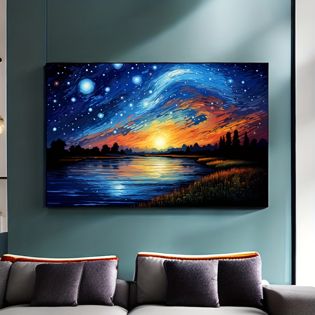 5d Diy Large Artificialdiamond Painting Kits For Adult Lake - Temu