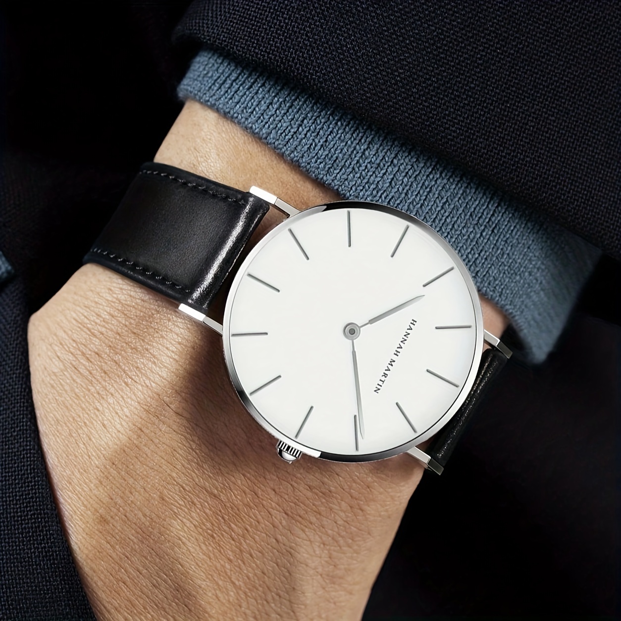 Montre simple homme hot sale