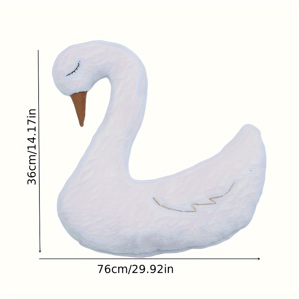 swan photography cushion cute photography prop soft animal cushion details 0