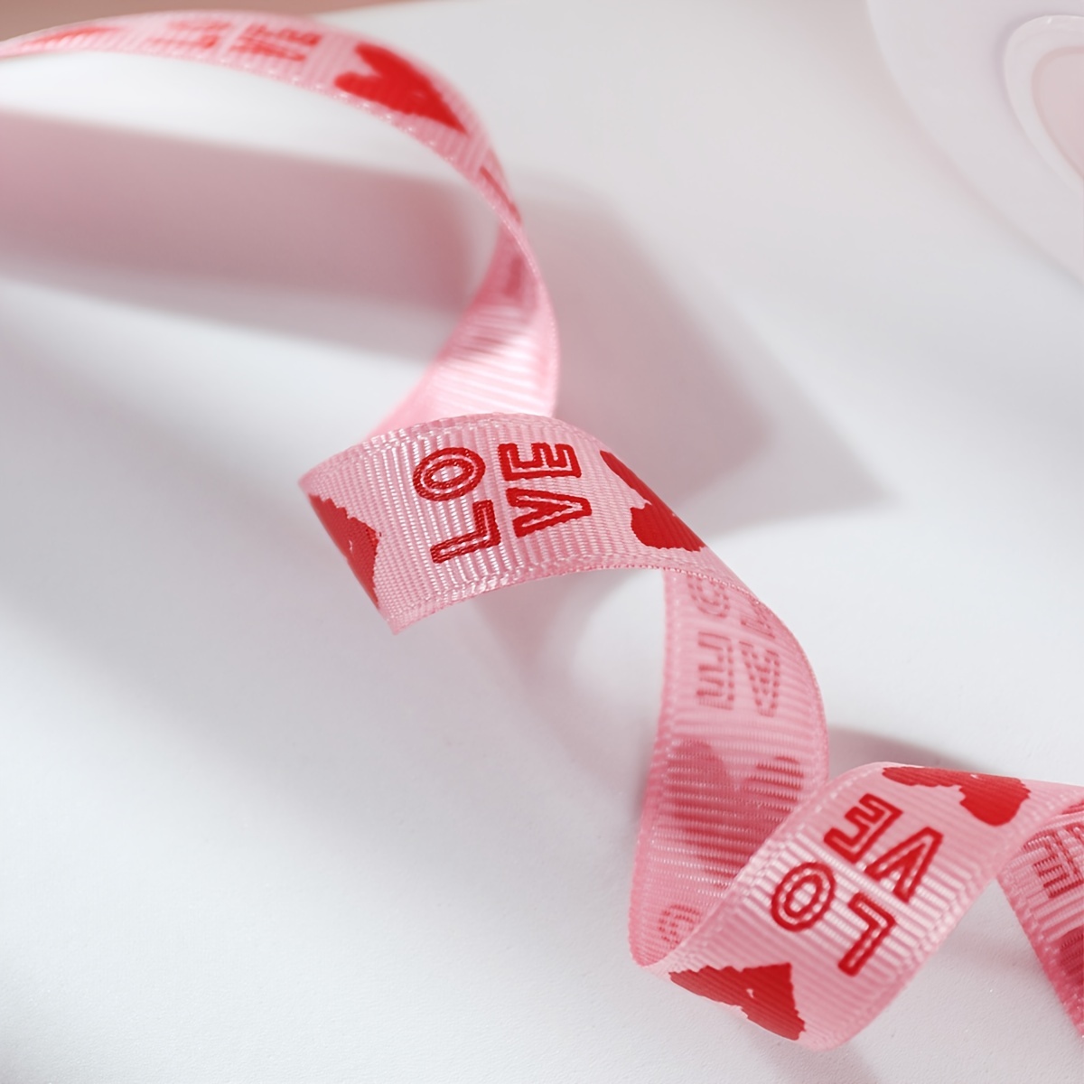 Chiffon Ribbon with a Heart Edge Gift Wrapping, Birthday,  Decoration,Christmas