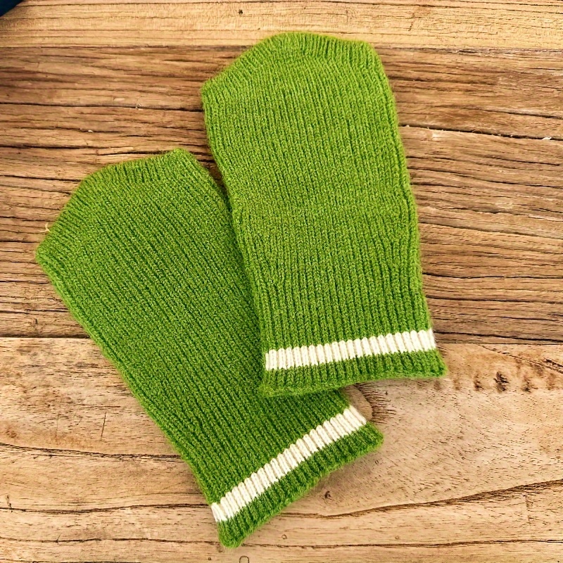 Cute Fish Shaped Knit Gloves Personalized Chic Fingerless - Temu