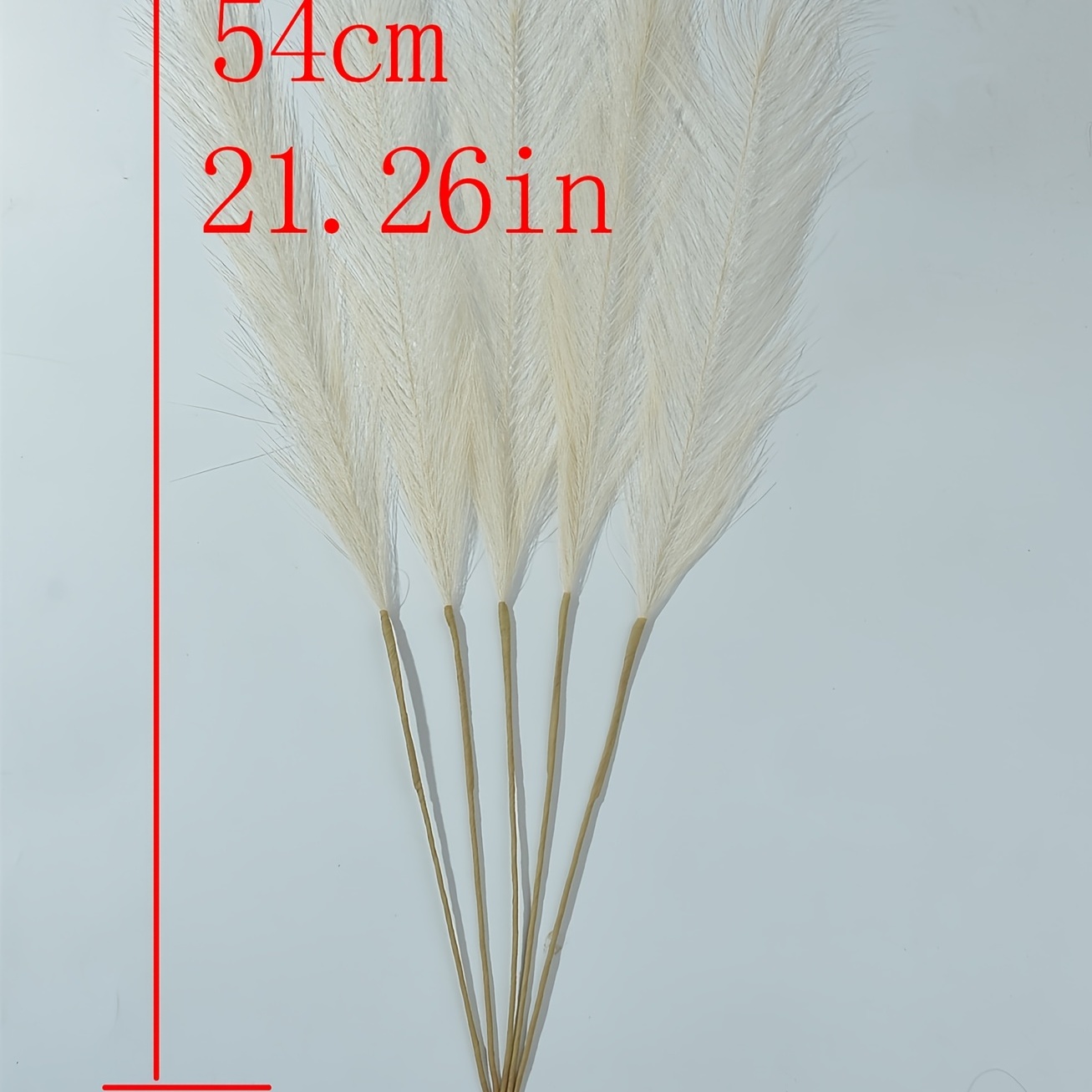 Large Tall Faux Pampas Grass Fluffy Artificial Flower For - Temu