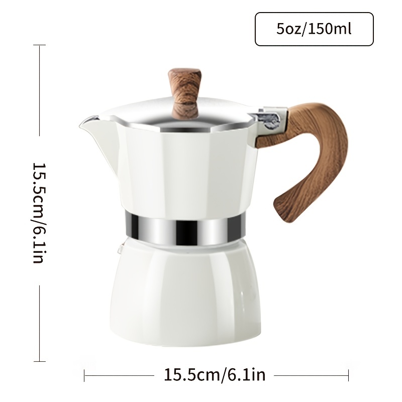 Yabano Stovetop Espresso Maker, 9 Cups Moka Coffee Pot Italian Espresso for GAS or Electric Ceramic Stovetop, Italian Coffee Maker for Cappuccino or