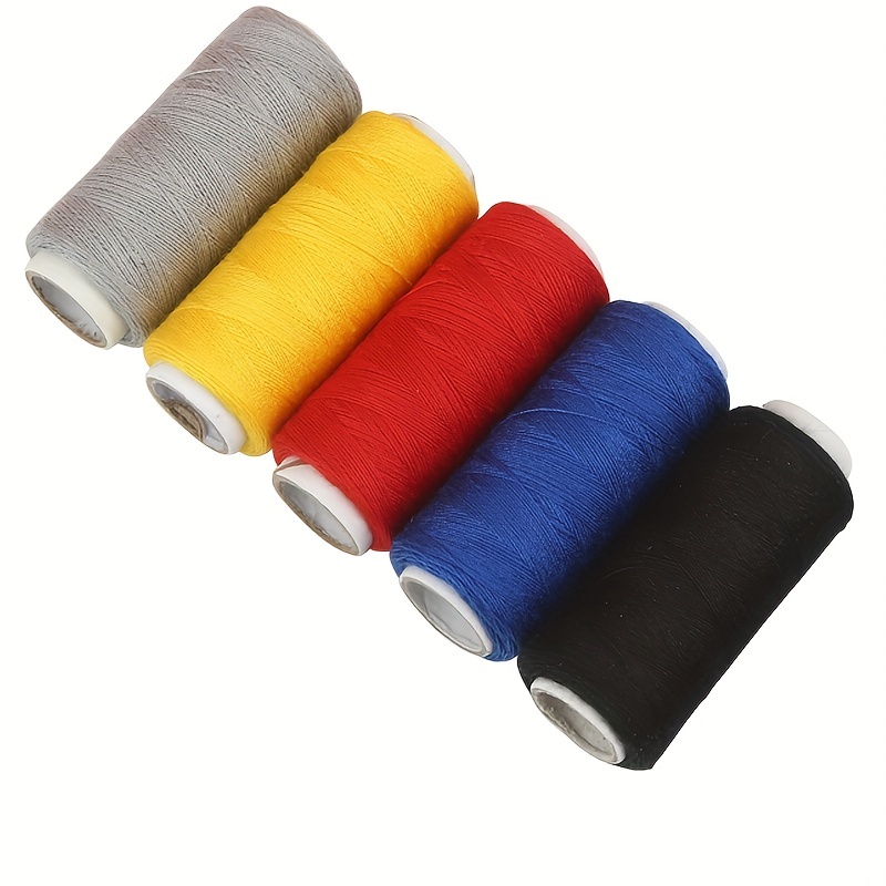 Juego de hilos de coser surtidos de bobinas de algodón para máquina de  coser, 24 colores 1000 yardas cada uno