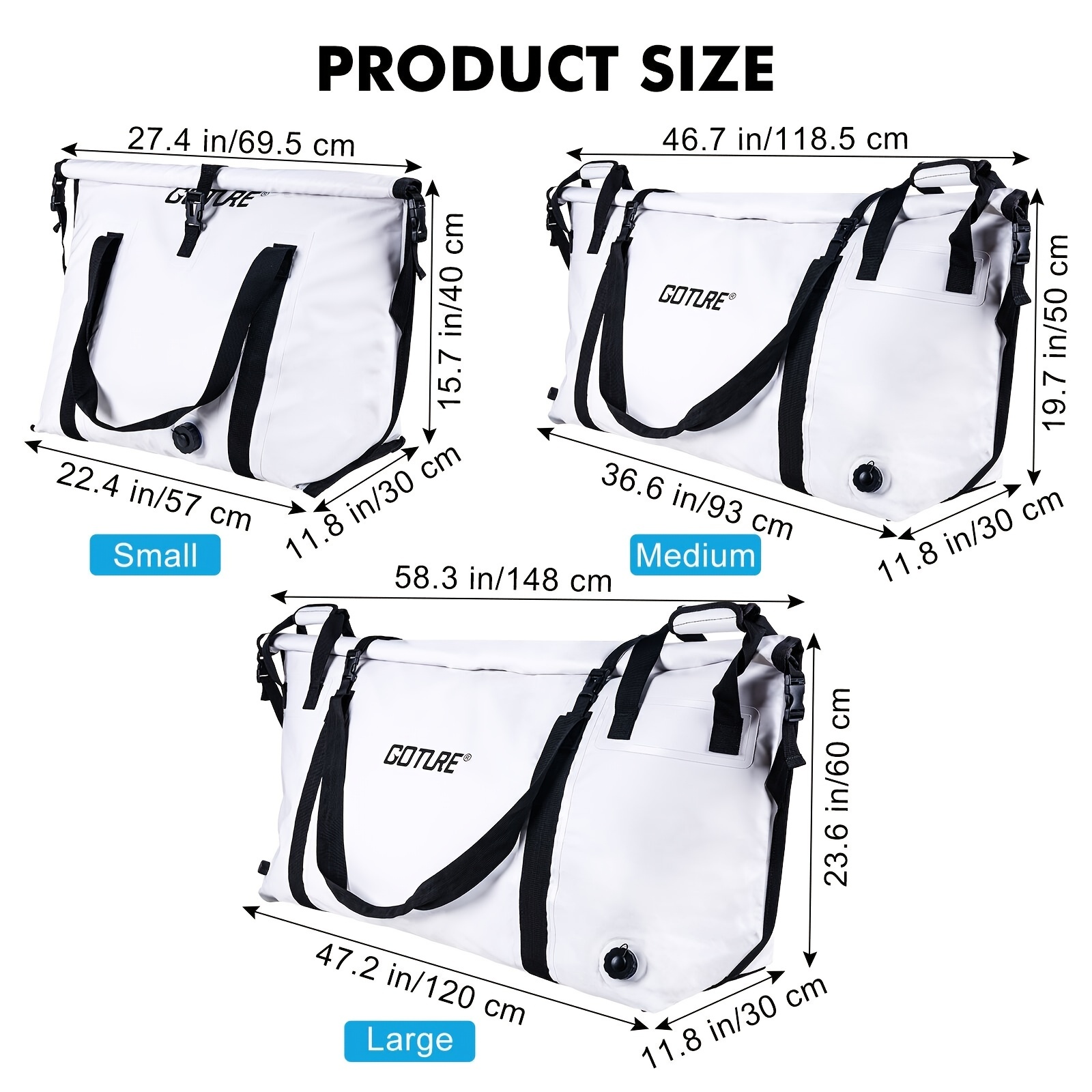 42L Fish Bag Cooler Flat Bottom Waterproof Fish Cooler Bag 2