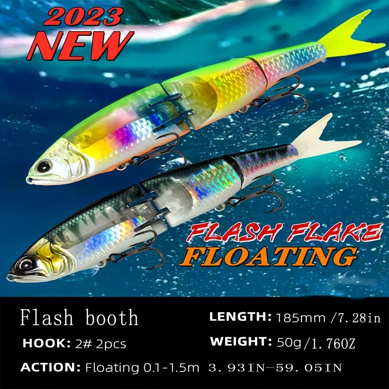 Big Glide Swimbait Durable Abs Body Fishing Lure Catching - Temu